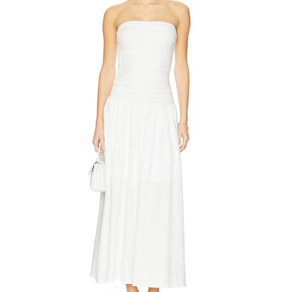 REVOLVE Nia Santal Dress in white